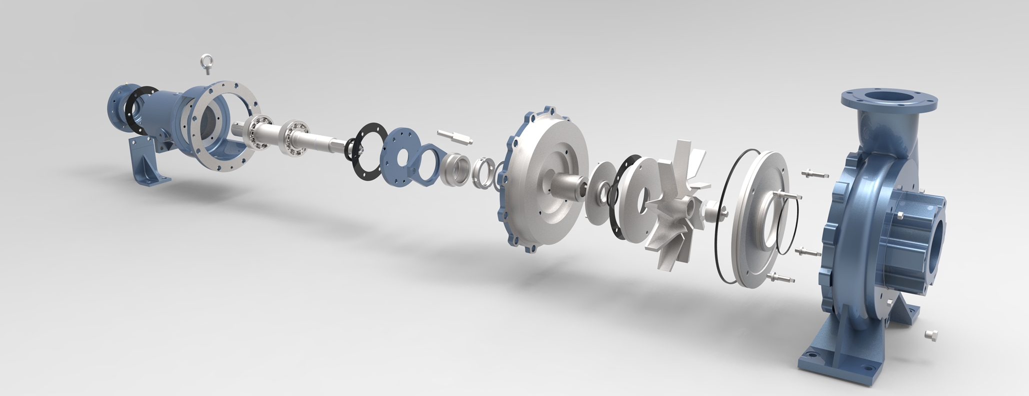 Pump in modular design