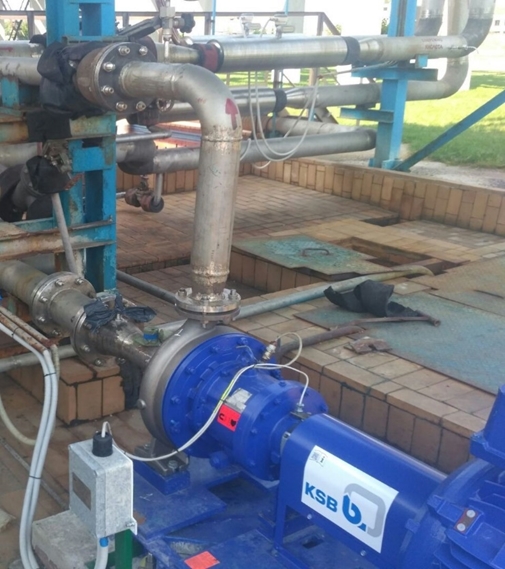 Suction pipe KSB pump